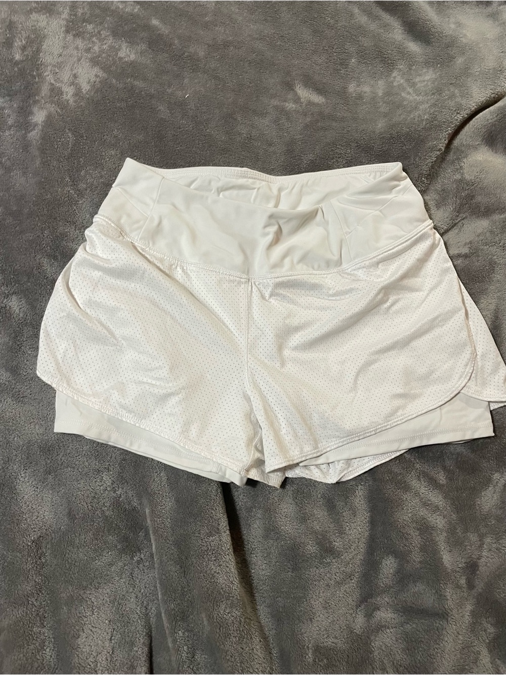 Calia By Carrie Underwood Women's White Athletic Shorts, White, Sz S